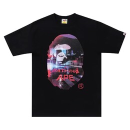 A BATHING APE: Чёрная футболка 