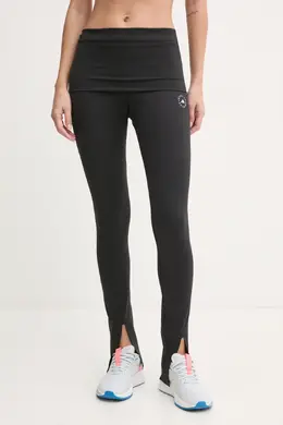 Adidas By Stella Mccartney: Чёрные легинсы 