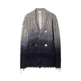 Off-White: Кардиган из мохера 