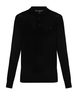 Allsaints: Чёрное поло  Mode