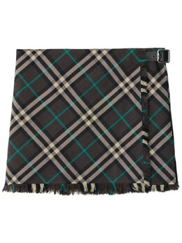 Burberry: Короткая юбка 