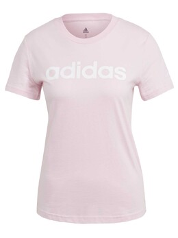 Adidas: Розовая футболка  Essentials