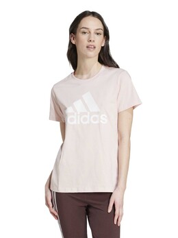 Adidas: Бежевая футболка  Essentials