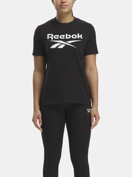 Reebok: Чёрная футболка 