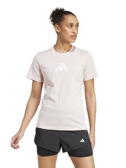 Adidas: Бежевая футболка 