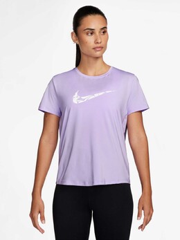 Nike: Фиолетовая футболка  HBR