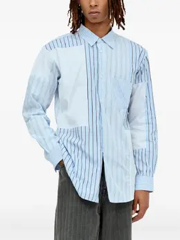 Comme Des Garçons Shirt: Рубашка в полоску 