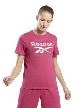 Reebok: Розовая футболка 