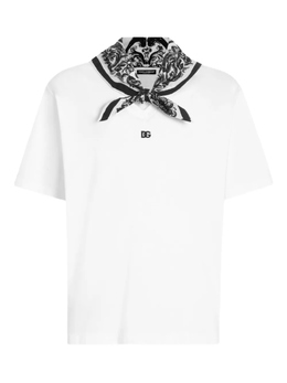 Dolce & Gabbana: Белая футболка 