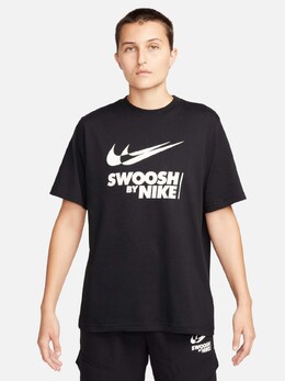 Nike: Чёрная футболка  NSW