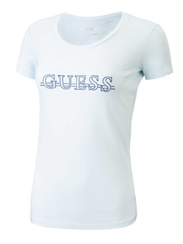 GUESS: Синяя футболка 