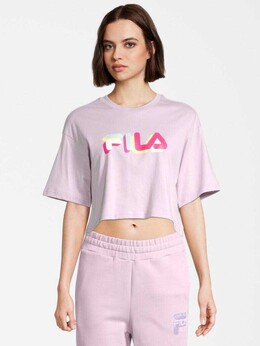 Fila: Розовая футболка 
