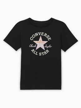 Converse: Чёрная футболка  Chuck