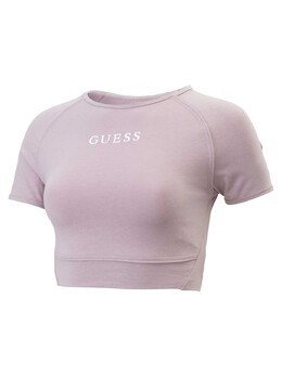 GUESS: Футболка кроп-топ 