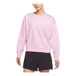 Nike: Розовый свитер  Sportswear Icon Clash