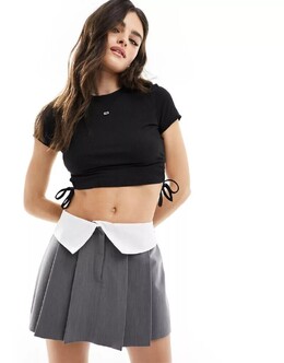 Tommy Jeans: Чёрный топ 