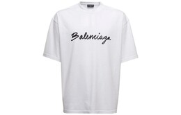 Balenciaga: Белая футболка 