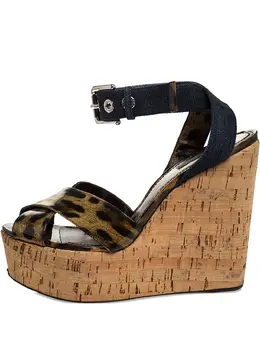 Dolce & Gabbana Pre-Owned: Коричневые сандалии 