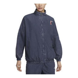 Nike: Голубая куртка  Sportswear Essentials