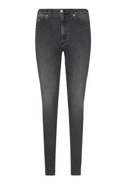 Calvin Klein Jeans: Серые джинсы 