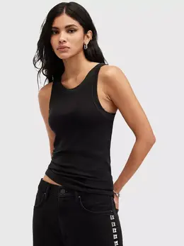 Allsaints: Чёрный топ  Rina