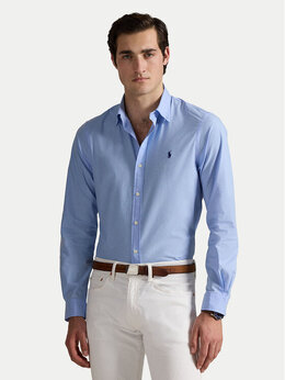Polo Ralph Lauren: Голубая рубашка 