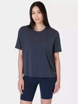 Sweaty Betty: Синяя футболка 