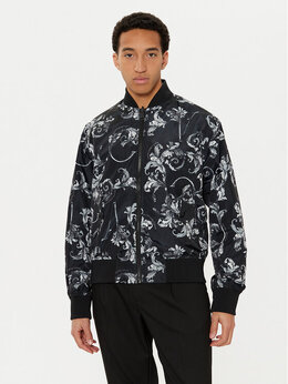 Versace Jeans Couture: Чёрная куртка 