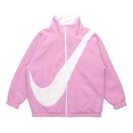 Nike: Розовая куртка 