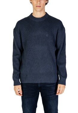Calvin Klein Jeans: Голубой свитер 