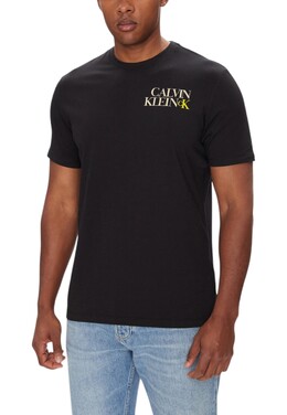 Calvin Klein Jeans: Чёрная футболка 