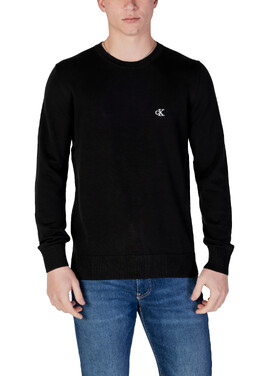 Calvin Klein Jeans: Чёрный свитер 