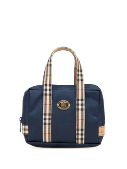 Burberry Pre-Owned: Голубая сумка 