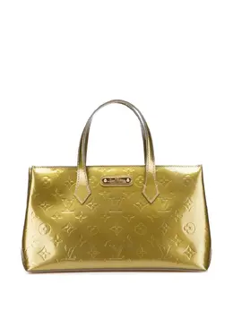 Louis Vuitton Pre-Owned: Зелёная сумка 