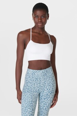 Sweaty Betty: Белый бюстгальтер 