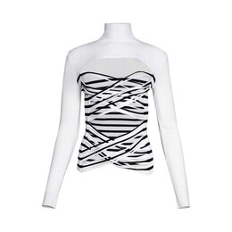 Jean Paul Gaultier: Топ с длинным рукавом 