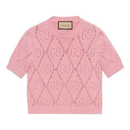 Gucci: Хлопковая футболка  GG