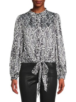 DKNY: Блуза с принтом 
