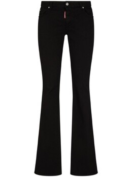 Dsquared2: Расклешённые джинсы  Twiggy