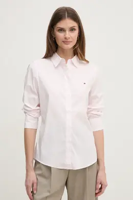 Tommy Hilfiger: Розовая рубашка 