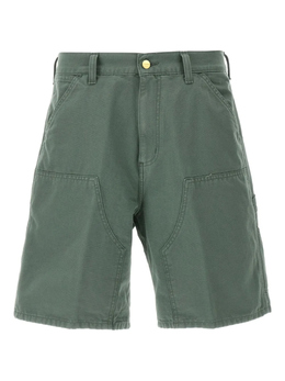 Carhartt WIP: Зелёные шорты 