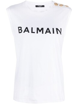 Balmain: Белый топ 