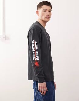 Obey: Футболка с длинным рукавом 