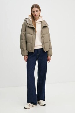 Calvin Klein Jeans: Зелёная куртка 