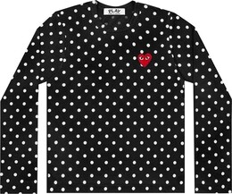 Comme Des Garçons Play: Футболка в горошек 