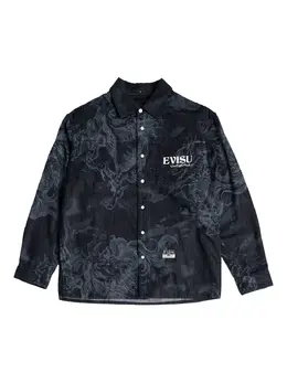 EVISU: Рубашка с принтом 
