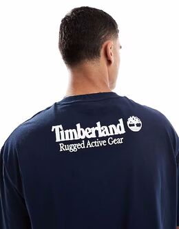 Timberland: Тёмная футболка 