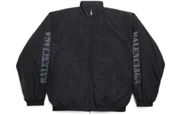 Balenciaga: Чёрная куртка 