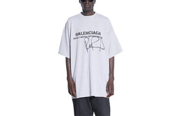 Balenciaga: Футболка оверсайз 