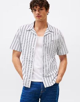 Tommy Hilfiger: Рубашка  Multi в полоску